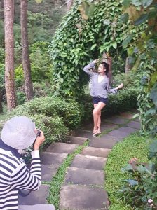Behind the scenes photo shoot at Le Monet Hotel
